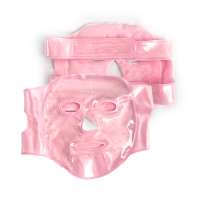 Spa full face coverage female mask reusable cooling ice heat and cold face mask